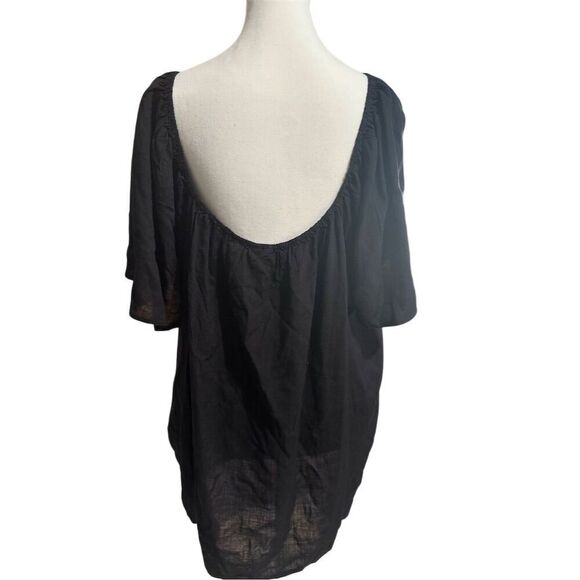 Vero Moda Curve Women's Plus Size 18 Black Off-the-Shoulder Blouse - Picture 2 of 10